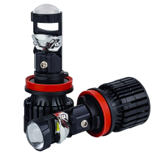 LED лампи автомобільні з лінзою DriveX LE-07 H11 6000K 55W 9-32V (DR-00001586)