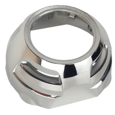 Маска декоративна для автомобільних фар DriveX MS A-106 3.0" Silver White з вбудованою підсвіткою (DR-00001296)