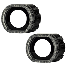 Маска декоративна для автомобільних фар DriveX MS i6O 3.0" DRL W+Y з вбудованою підсвіткою (DR-00002471)