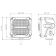 Фара додаткового світла DriveX WL SQ-114 DLX 4" SP+DRL 6L-60W OSR (DR-00001220)