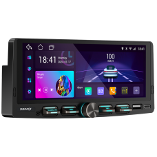 Автомобільний мультимедійний центр 1-Din 7" з бездротовим CarPlay та Android Auto - DriveX AND-7500 4xCores 2/32GB 4x45W  - Android 10.0 (DR-00003035)
