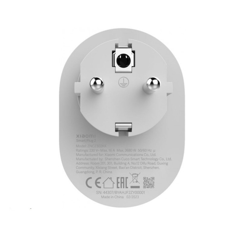 Розумна розетка Xiaomi Mi Smart Plug 2 (WIFI) (BHR6868EU)