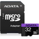 microSDHC (UHS-1) A-DATA Premier 32Gb Class 10 (R-85Mb/s)  (adapter SD) (AUSDH32GUICL10-RA1)