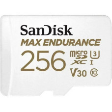 microSDXC (UHS-1 U3) SanDisk MAX Endurance 256Gb class 10 V30 (100Mb/s) (adapterSD) (SDSQQVR-256G-GN6IA)