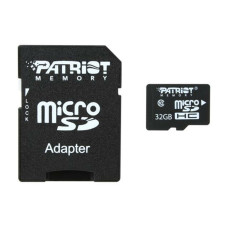 microSDHC (UHS-1) Patriot LX Series 32Gb class 10 (adapter SD) (PSF32GMCSDHC10)