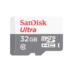 microSDHC (UHS-1) SanDisk Ultra 32Gb class 10 A1 (100Mb/s) (adapter SD) (SDSQUNR-032G-GN3MA)