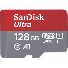 microSDXC (UHS-1) SanDisk Ultra 128Gb class 10 A1 (140Mb/s) (adapter SD) Imaging Packaging (SDSQUAB-128G-GN6IA)