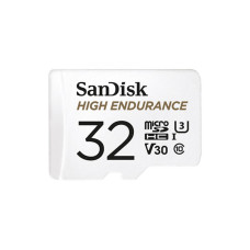 microSDHC (UHS-1 U3) SanDisk High Endurance 32Gb class 10 V30 (100Mb/s) (adapterSD) (SDSQQNR-032G-GN6IA)