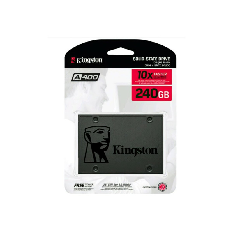 SSD Kingston SSDNow A400 240GB 2.5" SATAIII 3D NAND (SA400S37/240G)