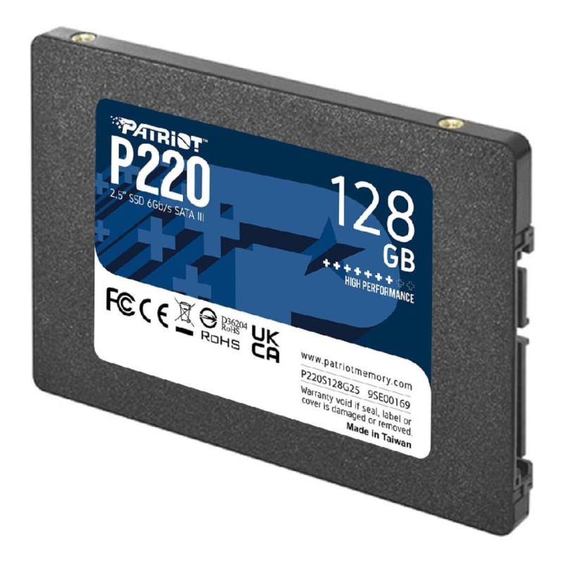 SSD-накопичувач Patriot P220 SATA III 128GB(P220S128G25)