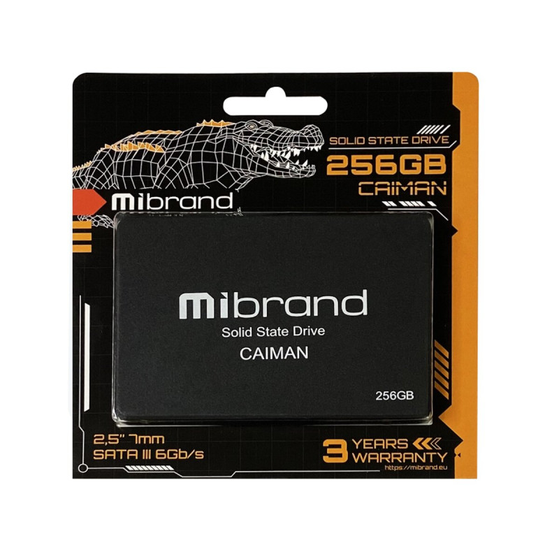 SSD-накопичувач Mibrand Caiman SATA III 256GB(MI2.5SSD/CA256GBST)