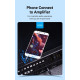 Кабель Vention Cotton Braided 3.5mm TRS Male to 6.35mm Male Audio Cable 5M Gray Aluminum Alloy Type (BAUHJ) (BAUHJ)