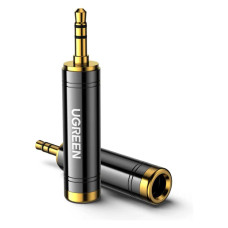 Перехідник UGREEN AV168 3.5mm Male to 6.35mm Female Adapter 1pcs(UGR-60711) (UGR-60711)