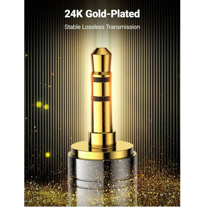 Перехідник UGREEN AV168 3.5mm Male to 6.35mm Female Adapter 1pcs(UGR-60711) (UGR-60711)