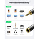 Перехідник UGREEN AV168 3.5mm Male to 6.35mm Female Adapter 1pcs(UGR-60711) (UGR-60711)