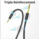 Кабель Vention 3.5mm TRS Male to 6.35mm Male Audio Cable 2M Black (BABBH) (BABBH)