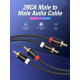 Кабель Vention 2RCA Male to Male Audio Cable 3M Black Metal Type (VAB-R06-B300) (VAB-R06-B300)