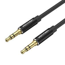 Кабель Vention 3.5mm Male to Male Audio Cable 3M Black Aluminum Alloy Type (BAXBI) (BAXBI)