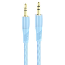 Аудiокабель HOCO UPA25 Transparent Discovery Edition AUX audio cable Blue (6931474791146)