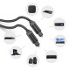 Кабель Vention Optical Fiber Audio Cable 1.5M Black (BAEBG) (BAEBG)