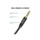 Кабель Vention 3.5mm Male to 90°Male Audio Cable 1.5M Black Metal Type (BAKBG-T) (BAKBG-T)