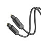 Кабель Vention Optical Fiber Audio Cable 3M Black (BAEBI) (BAEBI)