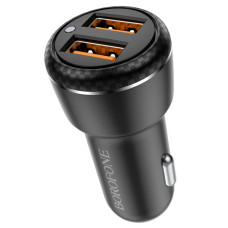 Автомобільний зарядний пристрій BOROFONE BZ17 Core dual port QC3.0 car charger 18W (BZ17)