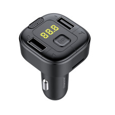 АЗП з FM-модулятором CHAROME C8 Grace FM Transmitter Black (6974324910458)