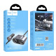 Автомобільний зарядний пристрій HOCO Z51 Establisher 147W(2C3A) 2-in-1 cigarette lighter car charger Metal Gray (6942007600439)