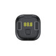 АЗП з FM-модулятором CHAROME C8 Grace FM Transmitter Black (6974324910458)