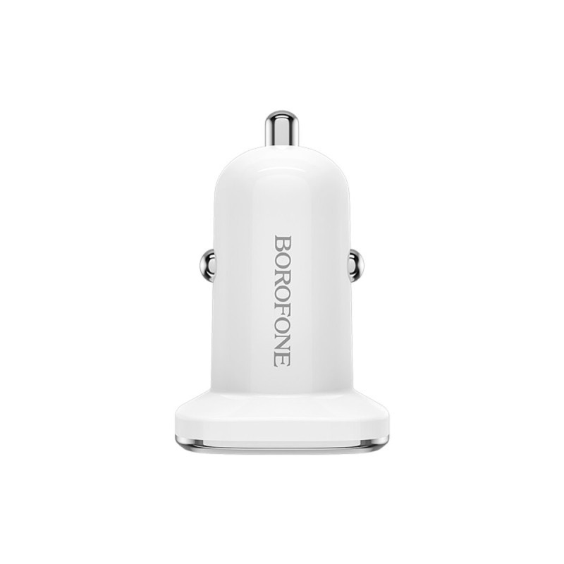 Автомобільний зарядний пристрій BOROFONE BZ12A single port QC3.0 18W White (BZ12AW)