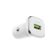 Автомобільний зарядний пристрій BOROFONE BZ12A single port QC3.0 18W White (BZ12AW)
