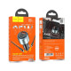 Автомобільний зарядний пристрій HOCO NZ9 Galloper 95W three-port(2C1A) car charger set(Type-C to Type-C) Black (6931474795120)