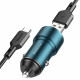 Автомобільний зарядний пристрій BOROFONE BZ19A Wisdom single port QC3.0 car charger set(Type-C) 18W Sapphire Blue (BZ19ACSU)