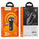 Автомобільний зарядний пристрій HOCO Z40 Superior dual port car charger Black (6931474739650)
