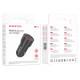 Автомобільний зарядний пристрій BOROFONE BZ19 Wisdom dual port car charger Black (BZ19B)