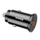 Автомобільний зарядний пристрій Baseus Circular Plastic A+C 30W Black (CCALL-YS01)