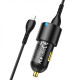 Автомобільний зарядний пристрій HOCO NZ6 PD45W 3-port(2C1A) car charger set(Type-C to iP) Black (6931474765192)