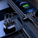 Автомобільний зарядний пристрій Usams US-CC143 C25 Digital Display Wireless FM Car Charger Black(CC143TC01)