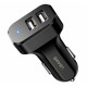 АЗП Usams US-CC087 C13 2.1A Dual USB Car Charger Black (CC87TC01)