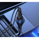 АЗП Usams US-CC162 C31 15W Transparent Dual USB A+A Mini Car Charger (CC162CC01)