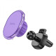 Тримач для мобільного HOCO H1 Crystal magnetic car holder(air outlet) Romantic Purple (6931474790194)