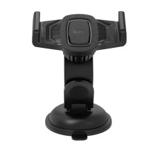 Тримач для мобільного HOCO CA40 Refined suction cup base in-car dashboard phone holder Black (6957531089223)