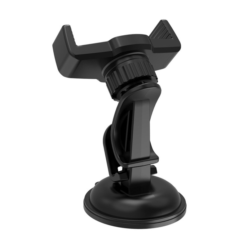 Тримач для мобільного HOCO CA40 Refined suction cup base in-car dashboard phone holder Black (6957531089223)
