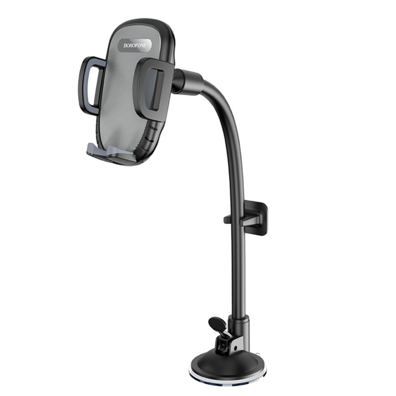 Тримач для мобільного BOROFONE BH54 Racer windshield car holder Black (BH54B)