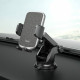 Тримач для мобільного HOCO CA95 Polaris push-type telescopic suction cup car holder Black (6931474758514)