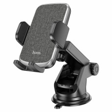 Тримач для мобільного HOCO CA95 Polaris push-type telescopic suction cup car holder Black (6931474758514)