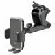 Тримач для мобільного HOCO CA95 Polaris push-type telescopic suction cup car holder Black (6931474758514)