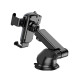 Тримач для мобільного HOCO CA104 vertical and horizontal telescopic gravity vehicle holder Black Metal Gray (6931474766236)