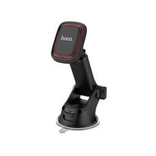 Тримач для мобільного HOCO CA42 Cool Journey in-car dashboard holder with stretch rod Black/Red (6957531093237)